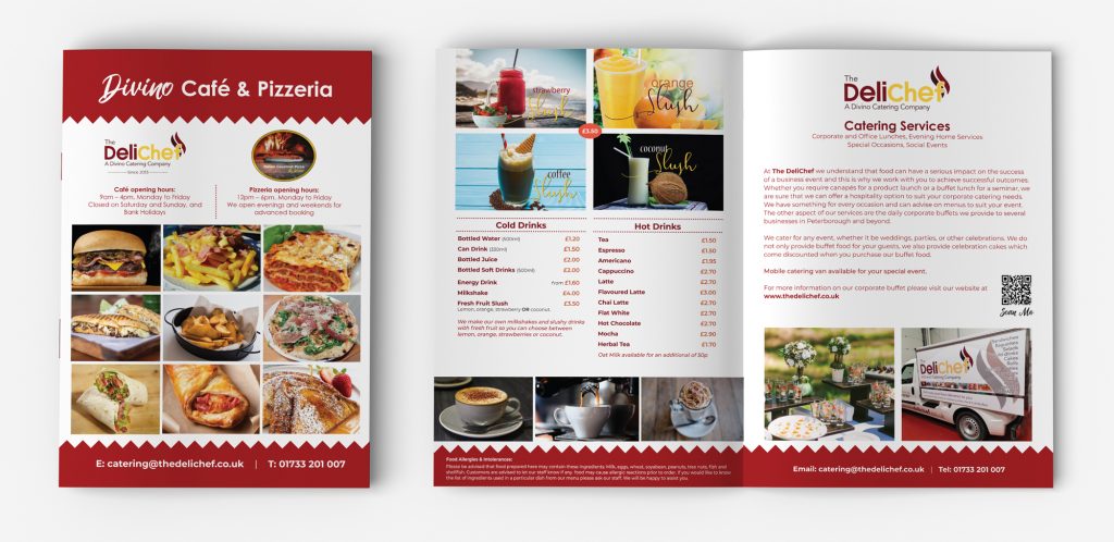 A5 Divino menu